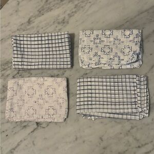 4 John Robshaw Organic Cotton Hand-Stamped Standard Pillow Cases